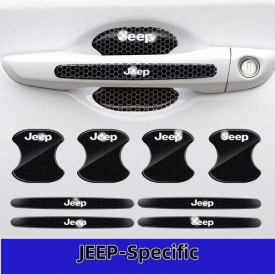 8PCS Invisible Car Door Handle Bowl Anti-Scratch Protector Sticker For  Jeep