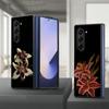 Back Phone Cover Case for Samsung Galaxy ZFold4 Z Fold 7 6 5 4 3 ZFold6 ZFold7 ZFold3 ZFold5 Lily Orchid Flower Print