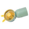 Handheld Mini Fan USB Charging Portable Cartoon Bunny Ears Stable Fan Base Design Small Fan for Outd