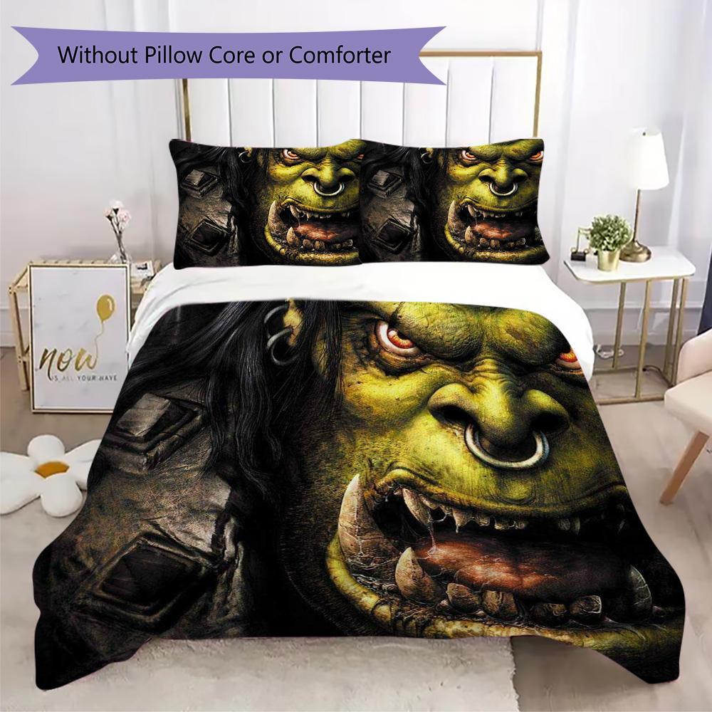 Blizzard Entertainment Game World of Warcraft Home Decoration Soft Printed Sofa Cover Blanket Bedding Down Pillowcase Duvet Cover (without core)H7
