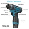 12 V Lithium Screwdriver     2 Speed Control Modes Multifunctional Repairing Tool Kit Brush Motor Electric Screw Driver for Mobilephones