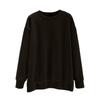 Ladies' Loose Comfortable Casual Fashionable And Warm Underwear With Seamless Round Neck And Thick Velvet Top
