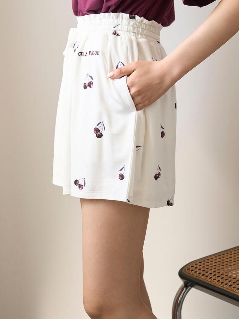 Gelato Pique Cherry Print Shorts PWCP254278 Women's