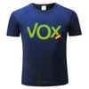 Men Black Tshirt Roly Logo Vox Spain Newest Fashion Crew Neck Tshirt Men Summer Fashion T-shirt Pl Drop Shipping