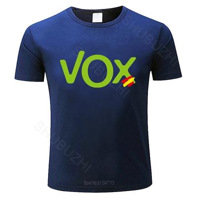 Men Black Tshirt Roly Logo Vox Spain Newest Fashion Crew Neck Tshirt Men Summer Fashion T-shirt Pl Drop Shipping