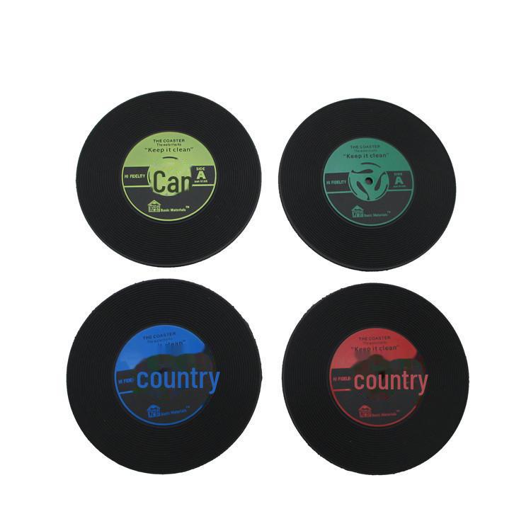 Custom NFC Vinyl Record Coaster Magnet - Unique Music Wall Decor & Gift