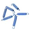 6pcs Stainless Steel Muffler Exhaust Pipe Spring Hooks for Motorcycle Scooter ATV Blue