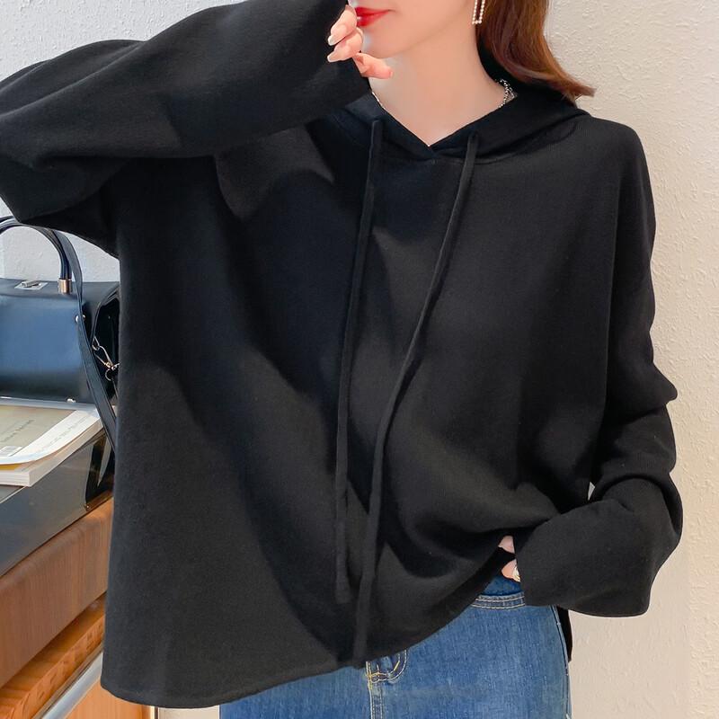 Felpa con cappuccio da donna MOKANA, elegante, a maniche lunghe, MKNJD3481