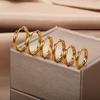 High-End Titanium Steel Hoop Earrings: Luxurious, Simple, Round Fashion Jewelry for Women