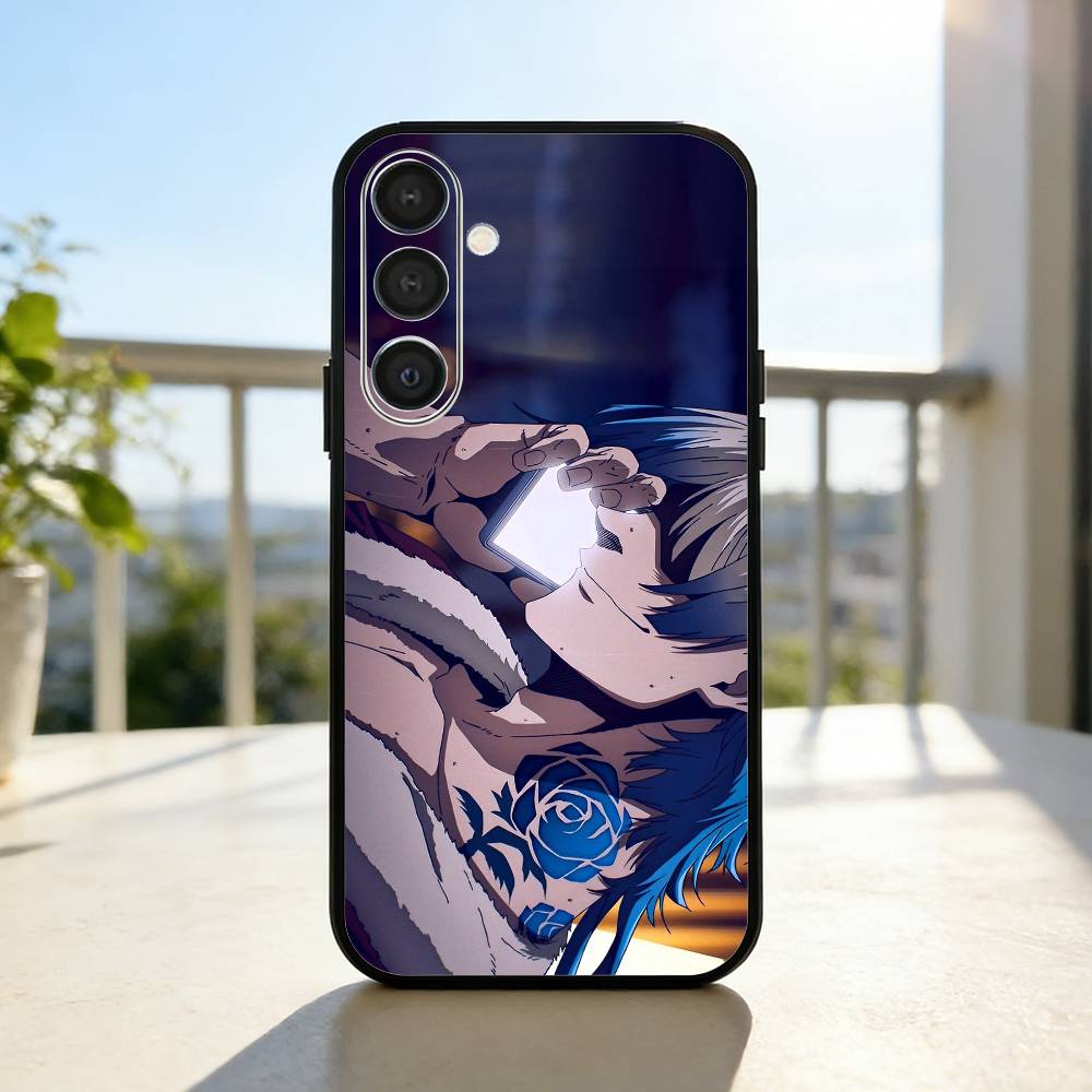 M-Michael K-Kaiser Anime Phone Case For Samsung A73,A21s,A22,A31,A32,A52,A53,A71,A80,Soft Black Shell