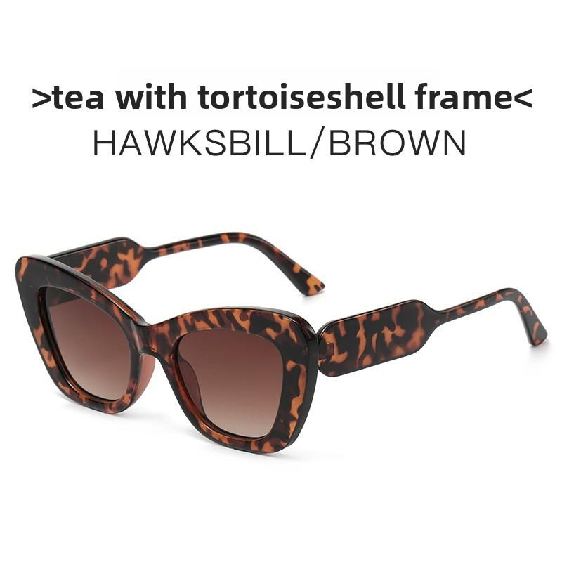 Cat Eye Fashion Sunglasses With Uv400 Protection For Outdoor Travel And Parties