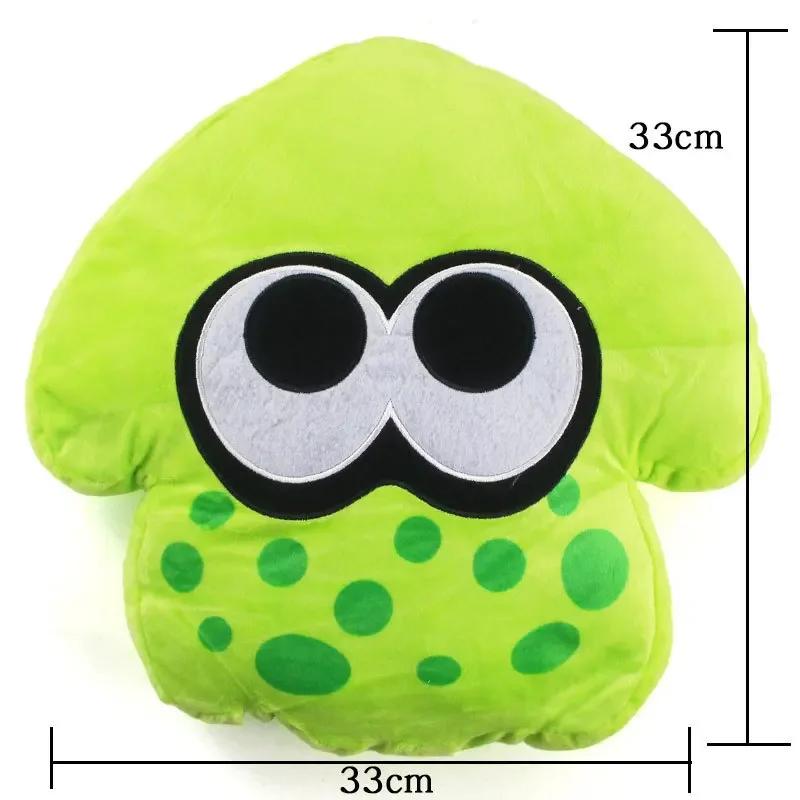 

33cm Splatoon Plush Toys Orange Green Inkling Cushion Anime Animal Plushie Pillow Peluche Stuffed Cartoon Dolls Christmas Gift