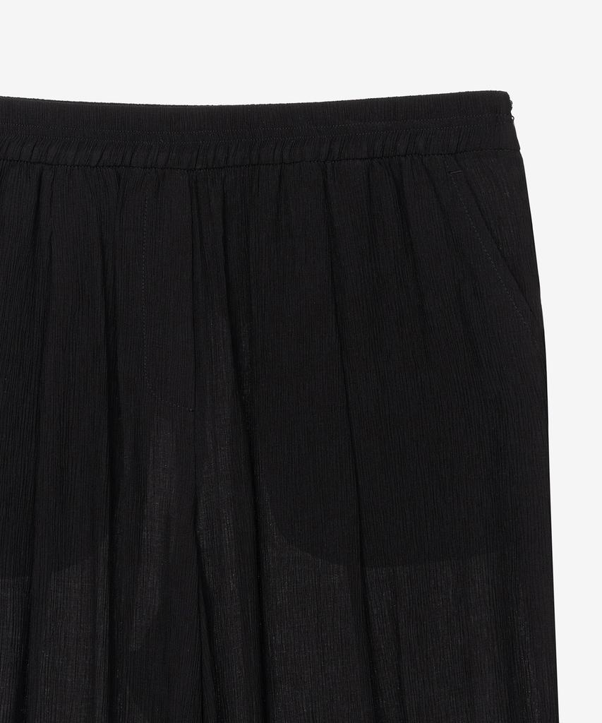 MIND BRIDGE WOMEN [W] Wide Pleated Fabric Full Elastic Waist Pants Mypt3216