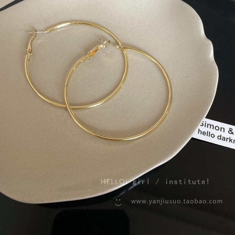 2025 Trendy 925 Silver Hoop Earrings: High-End European & American Style for Women