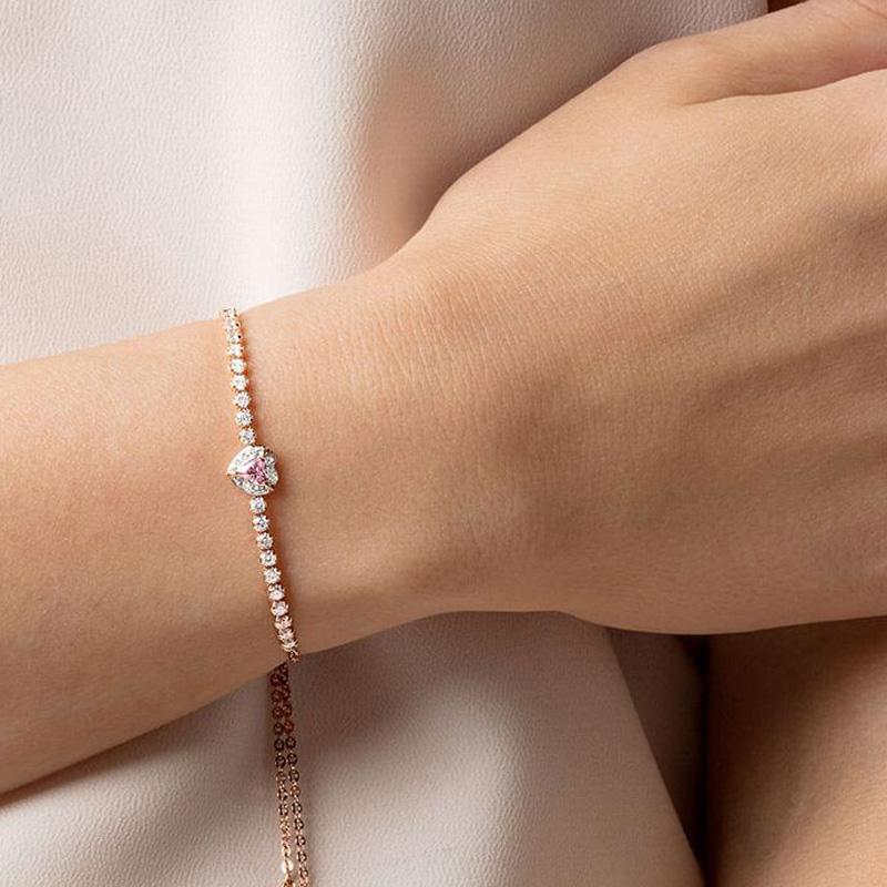 Swarovski One Bracelet Colorful Design Rose Gold Tone Women bracelets Multicolor 5446299