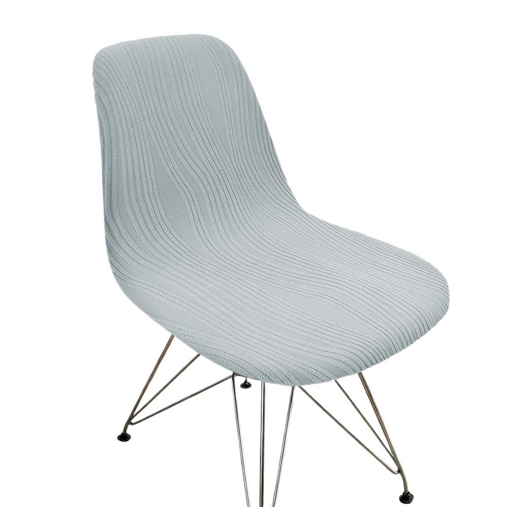 

New Jacquard Chair Cover Washable Kitchen Dining Chair Cover Removable Protector Solid Color Hotel Universal Popular Chair Cover 1pc