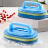 Cleaning Brush with Handle Kitchen Sponge Wipe Thickening Bathroom Tile Cleaning Sponge Household Stain Removal Clean Tools