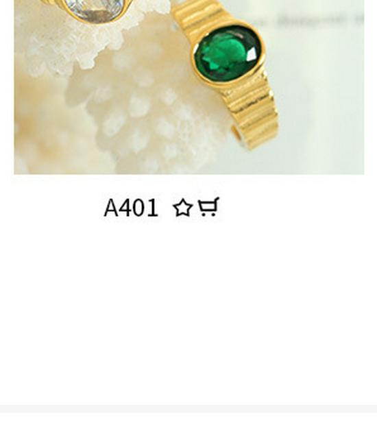 Bague Personnalisée en Acier Titane Plaqué Or avec Nacre Blanche et Zircon - Bijou de Main Résistant à la Décoloration