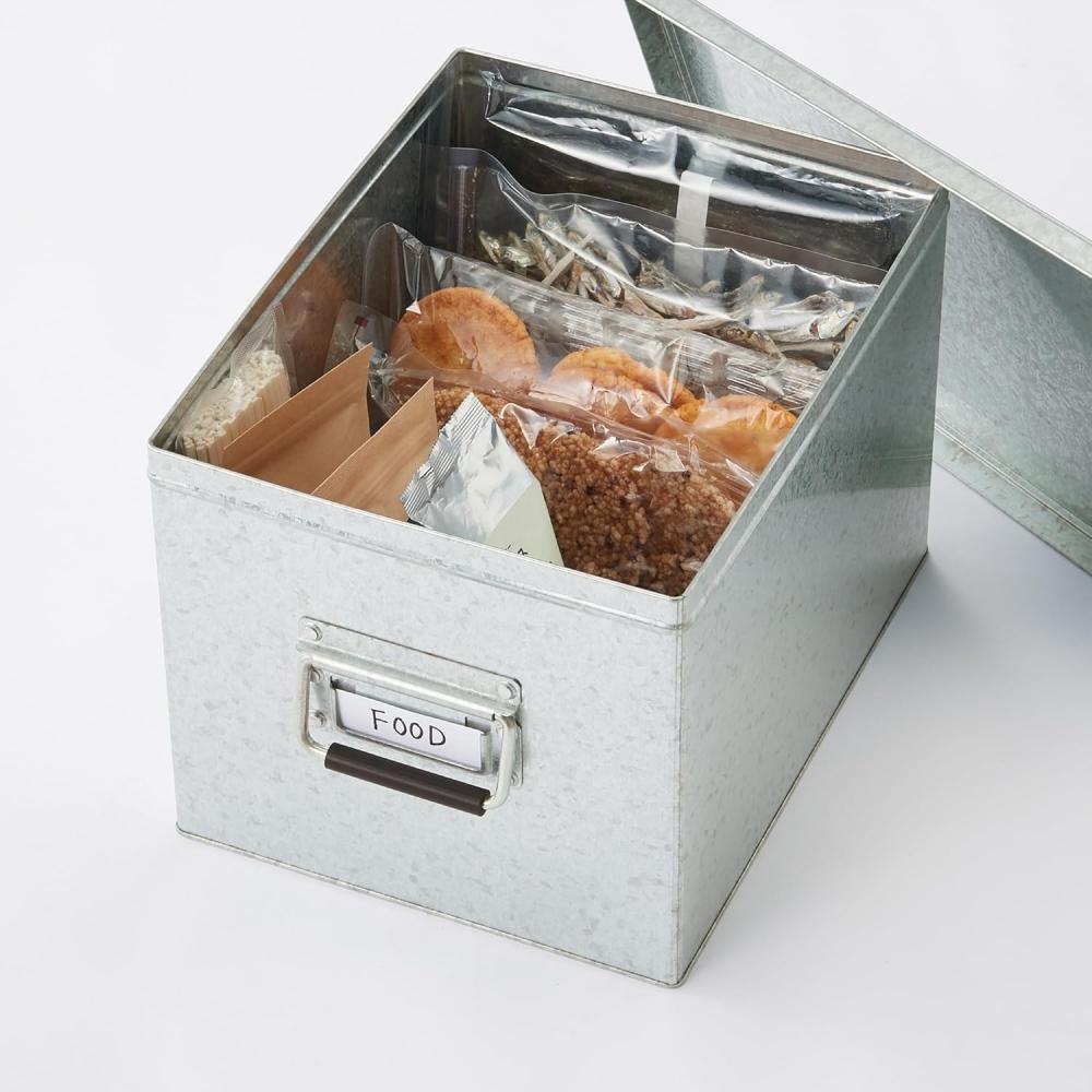 Muji Ryohin Verzinkte Eisenbox Groß Höhe 24cm Typ Kgg23a1s Kleiderbox Aufbewahrungsbox Aufbewahrungsbox