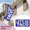 Taco Flag Let's Taco Flag 3x5ft Indoor Outdoor Decoration Banner Single Sided With 2 Grommets