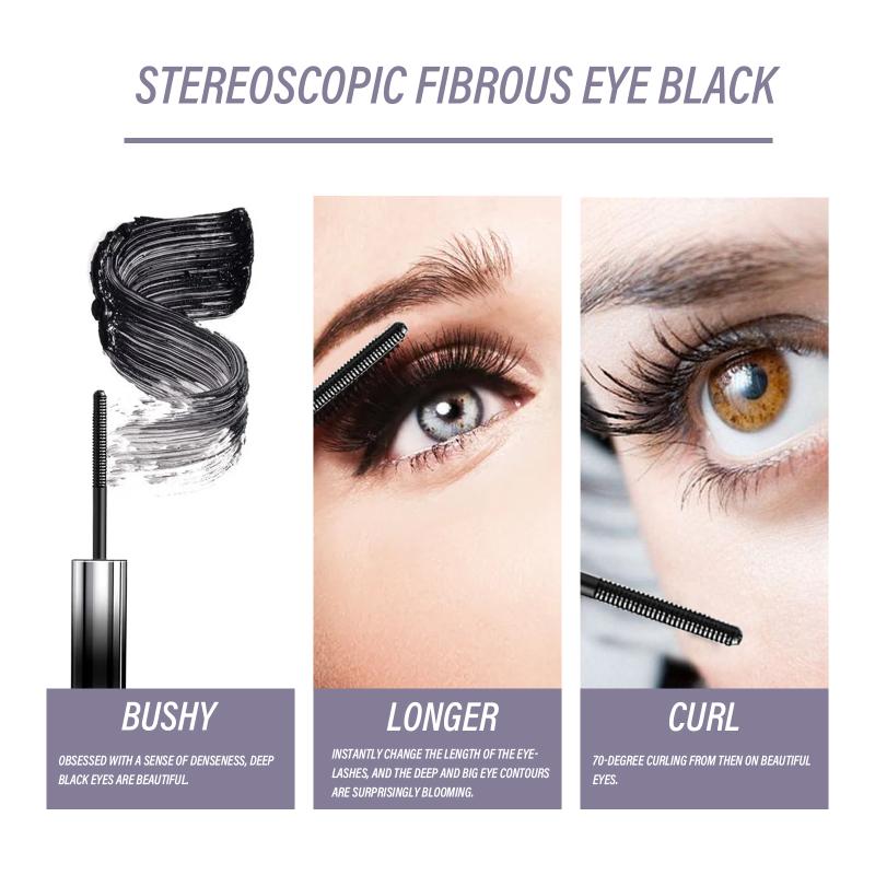 

Eelhoe Curling Eye Black, Black And Beautiful Eyelashes, Natural, Thick, Anti Sweat, Non Smudging, Non Peeling, And Slim one size