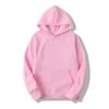 Plain Fleece Men's Hooded Fashion Sweatshirt Unisex White Black Hooded Sports Casual Sweater