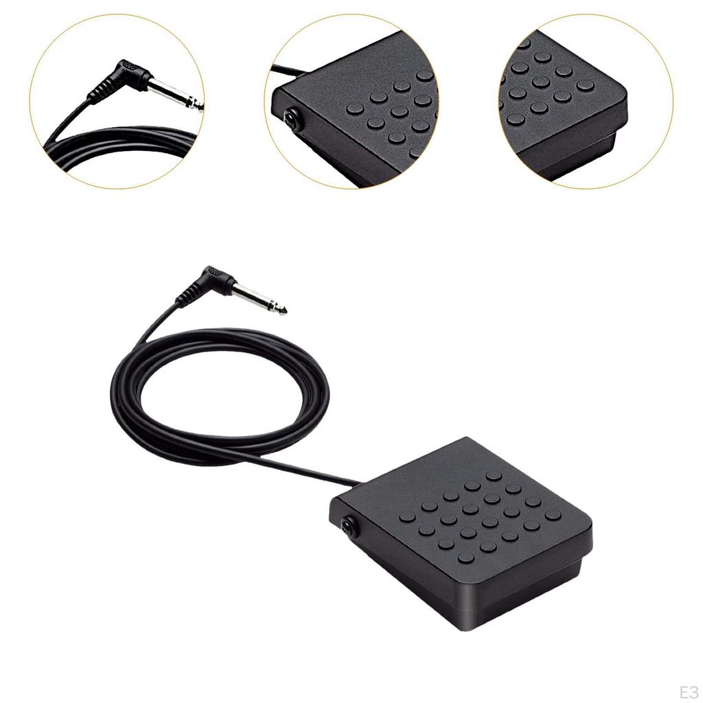 Electronic Piano Pedal Sustain Non Slip Universal Sturdy Compact Professional Keyboard