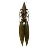 Fishing Lure Oversized Soft Bait Realistic Vibrant Color Compact Portable Artificial Fishing Bait with Twin Ridge Tails