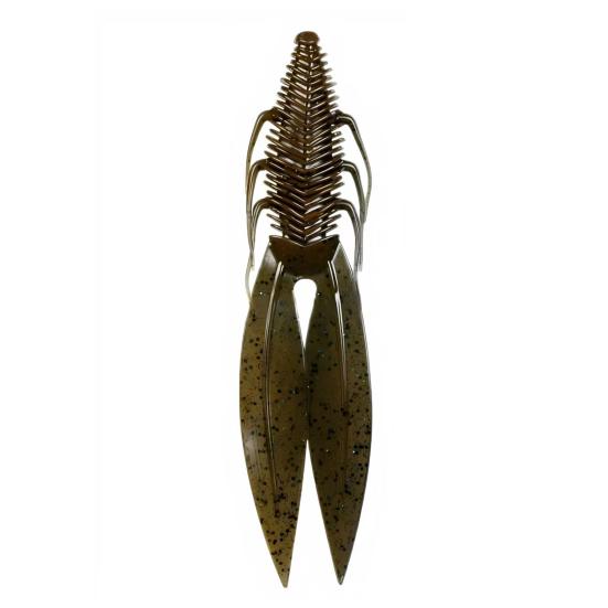 Fishing Lure Oversized Soft Bait Realistic Vibrant Color Compact Portable Artificial Fishing Bait with Twin Ridge Tails