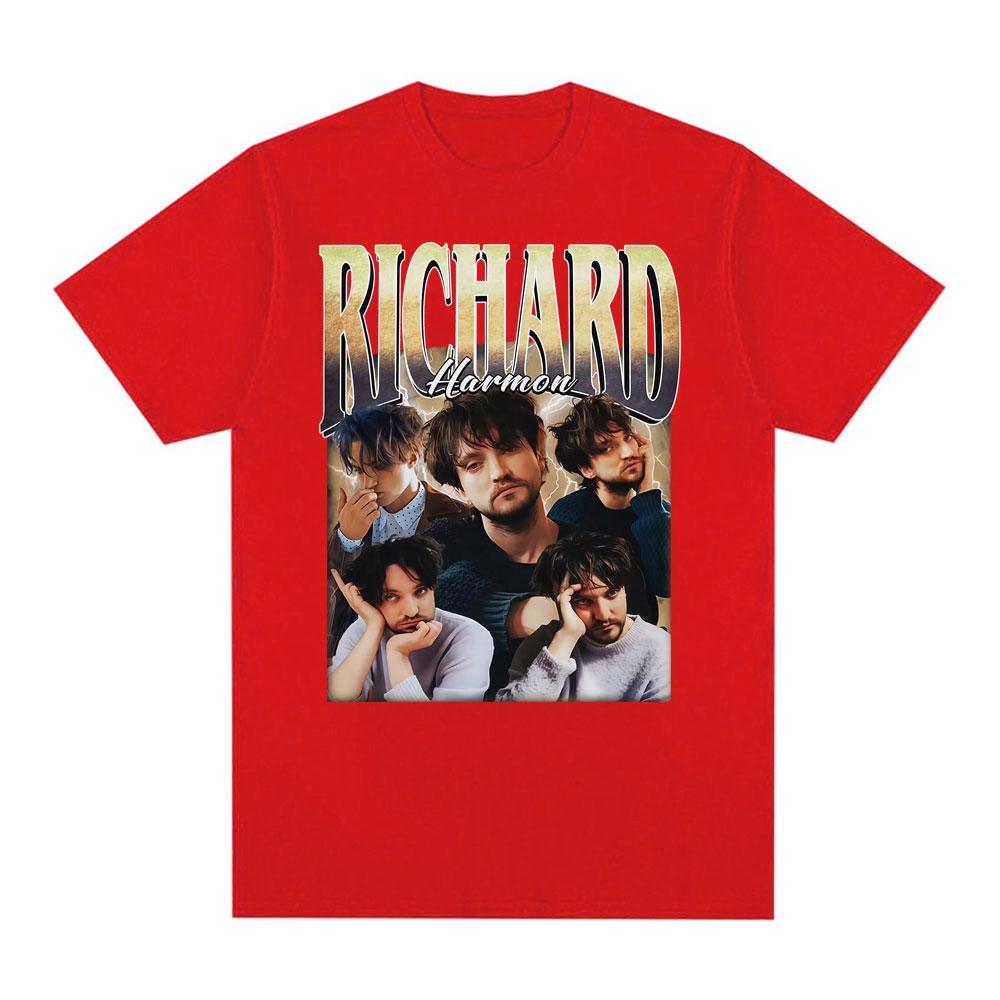 2025 Classic Richard Harmon Vintage Graphic T Shirts Men Women Harajuku Hip Hop Streetwear 100% Pure Cotton Printed T-shirt Y2k
