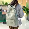 college style simple and versatile high school students junior high school students large capacity backpack computer backpack