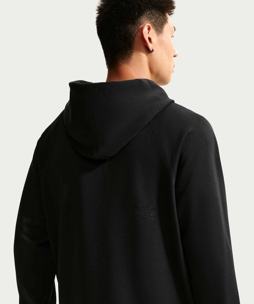 NIKE N.A.C. Dri-Fit Oversized Fleece Training Hoodie M - Black / Im3610-010