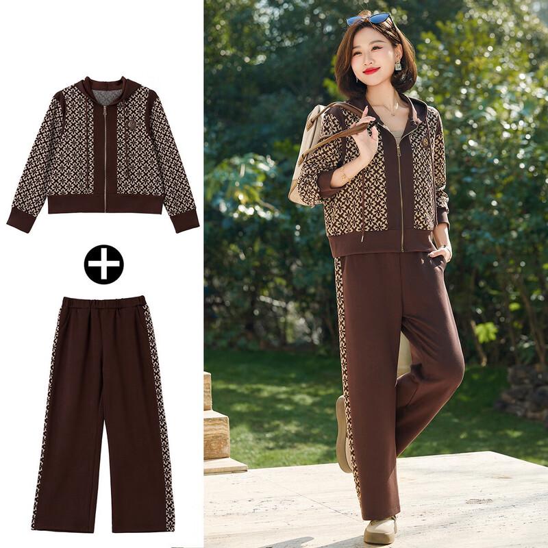 

Женский осенне-зимний спортивный костюм с капюшоном 4XL