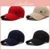 Baseball Letter M Cap Adjustable Breathable Outdoor Sun Protection Gift Hat