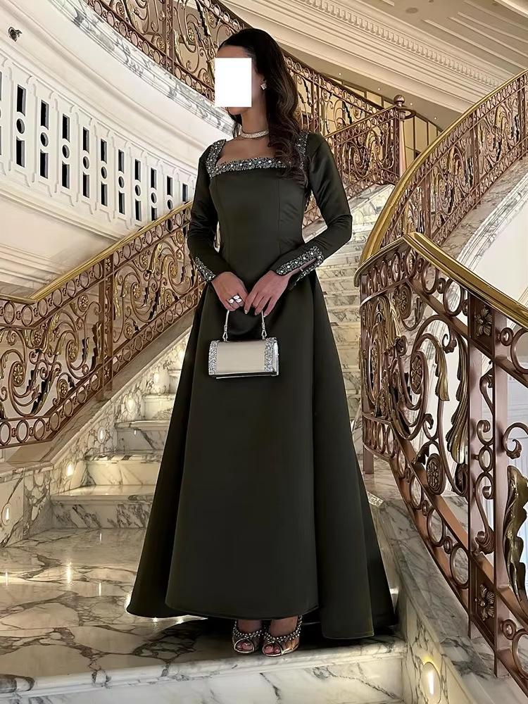 2024 Autumn Middle East Evening Party Dress: European & American Style