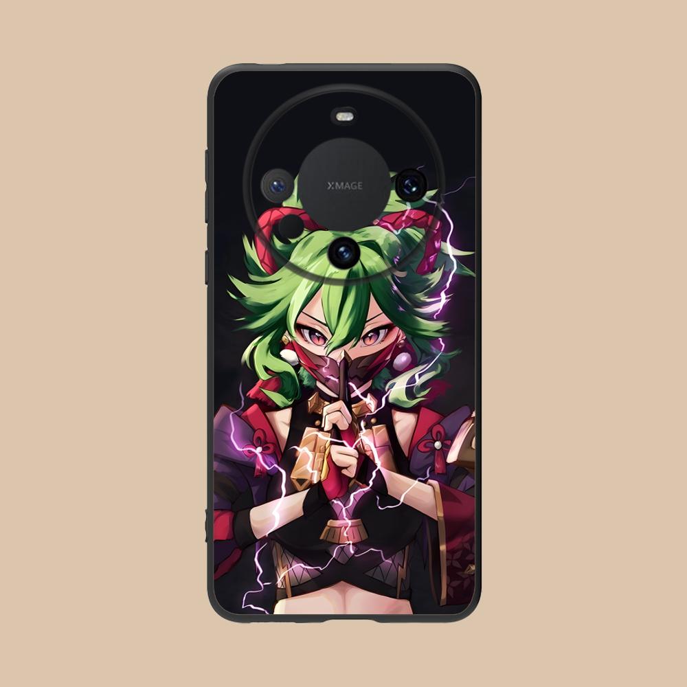 Game GI Kuki Shinobu Mobile Phone Case for Huawei Mate 60 50 40 30 20 10 Pro Plus Lite E 5G Colorful Printing Cover Cover Pretty