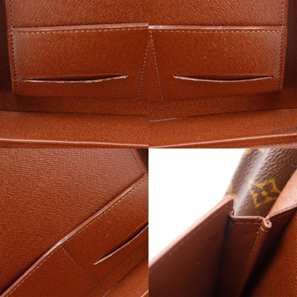 Louis Vuitton Prezidentský kufr M53012 vintage Aktovka Hnědá Monogramová plátnovina unisex Použitý