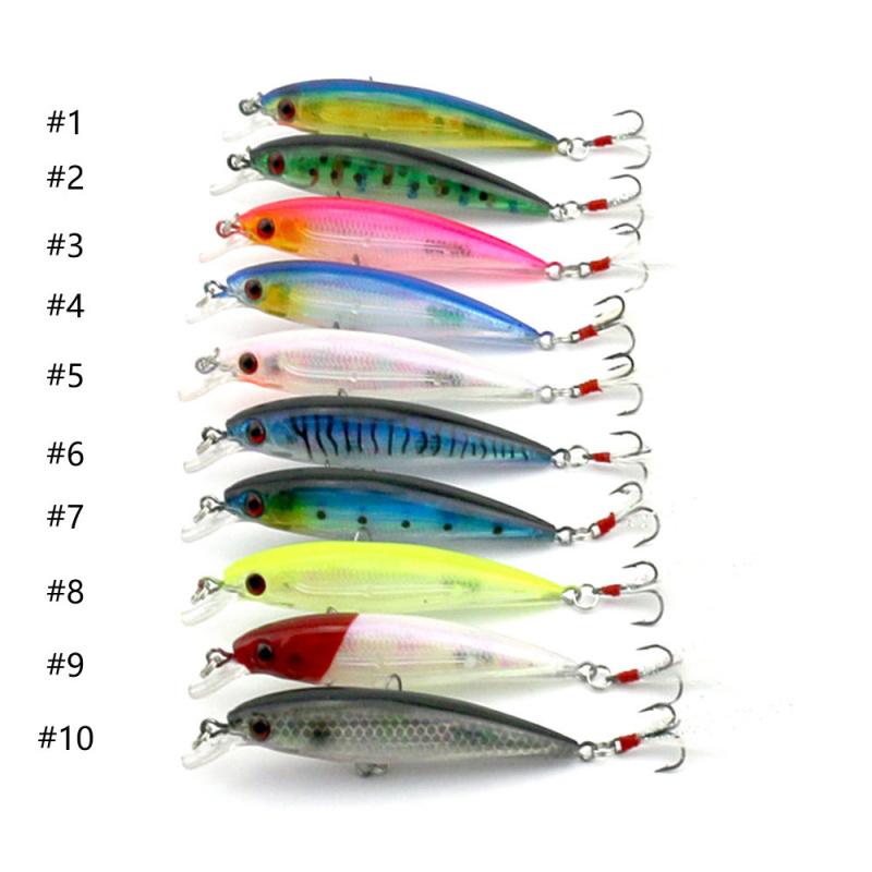 Lure Bait Set Bionic Imitation Bait Long Casting Special for Bass and Red Snapper9cm7gLaser Crazy Minnow Hard Bait for Freshwate