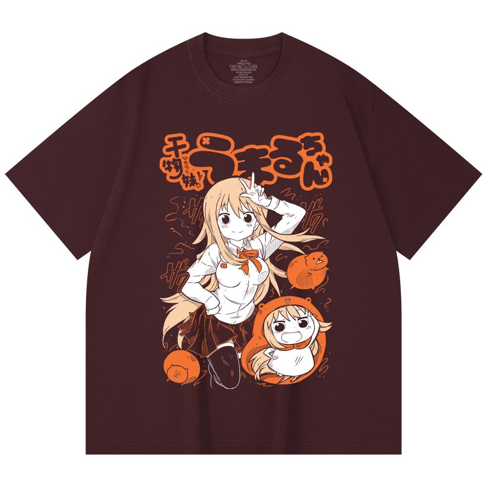 

230 Gsm 100% Cotton Himouto Umaru chan V1 Print Unisex Heavy Cotton T Shirt 2XL