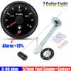 ZMFJH 2"52mm Fuel Level Gauge with Flashing Alarm 0-190ohm 240-33ohm 0-90ohm Fuel Sensor Car Boat Oil Tank Meter 7 Color Light
