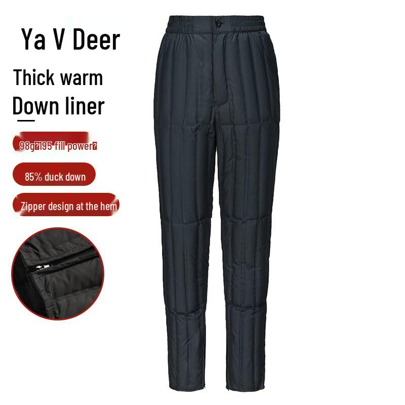 

Мужские утолщенные термопуховые штаны Yalu 2XL (135-150 jin)