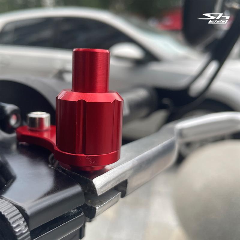 Para Honda SH300 SH 300 SH300I SH 300I Acessórios de Motocicleta Alavanca de Freio de Alumínio CNC Botão de Estacionamento Interruptor de Bloqueio Semiautomático