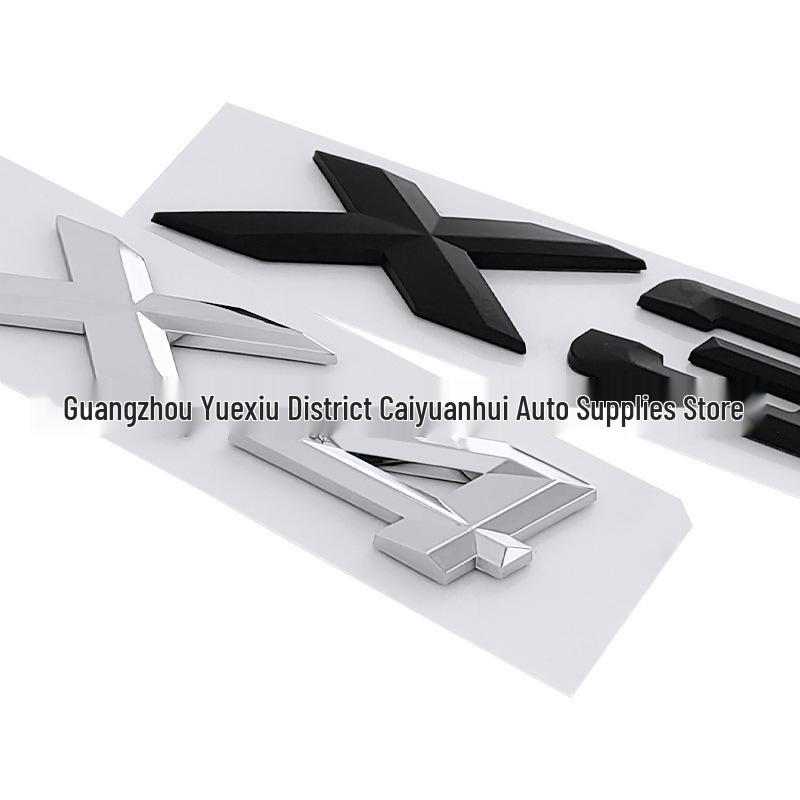 BMW X Serie Auto Logo Kofferraum Heck Emblem Aufkleber für X1-X7 & GT Modelle