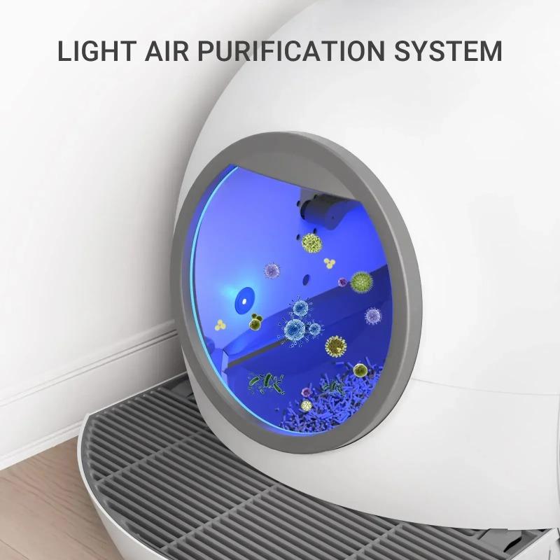 Wholesale Smart Automatic Cat Litter Box (Self-Cleaning) - with App Control, UV Sterilization Cleaning, Safety Anti-Pinch Design