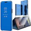 Protective Case - BOOLING - Samsung Galaxy S25 Ultra - Blue Mirror Effect - 2 Tempered Glasses - Shockproof