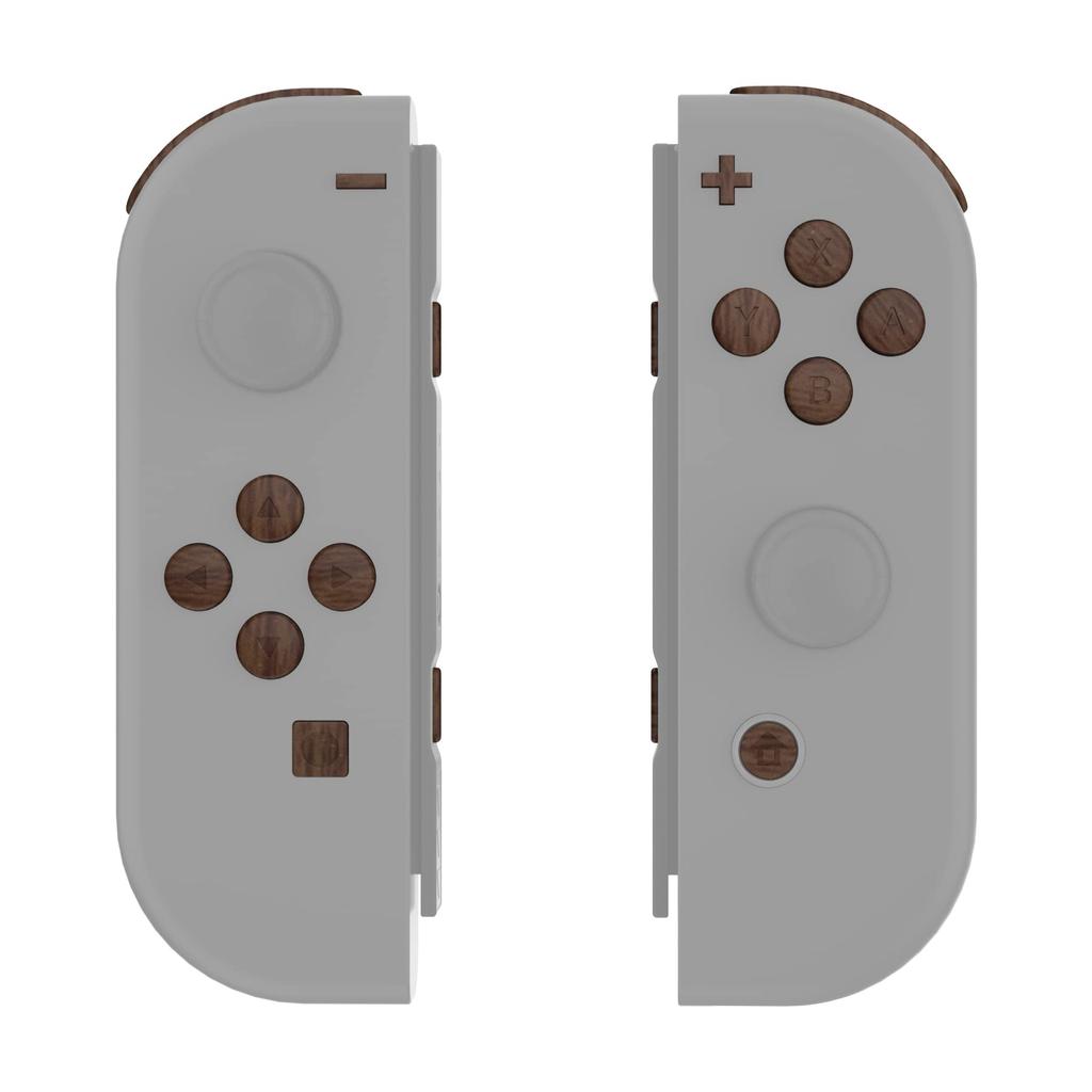 eXtremeRate Compatible with Nintendo Switch OLED Replacement Button ABXY Cross Key SR SL L R ZR ZL Trigger Button Body and Case Not Included & Joy-Con