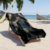 Electric City Footballer Beach Towel Quick-Dry Soft Microfiber Comfortable Lightweight