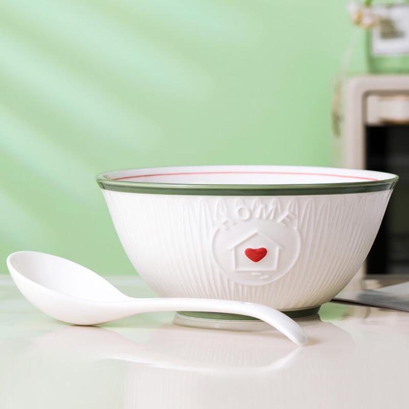 

Hao Ya Jingdezhen Ceramic 8-inch Noodle & Soup Bowl Set