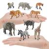 South Africa Wildlife Pvc Figurines With Detailed Zebra Lion Animal Replicas For Home Decor