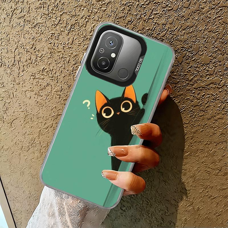 Katze Niedliches Kätzchen Cartoon Stoßfeste Handyhülle für Xiaomi Poco X7 X6 X5 X3 Pro F7 Ultra M8 Redmi 15C 15 14C 13C 12C 10C 13 12 10